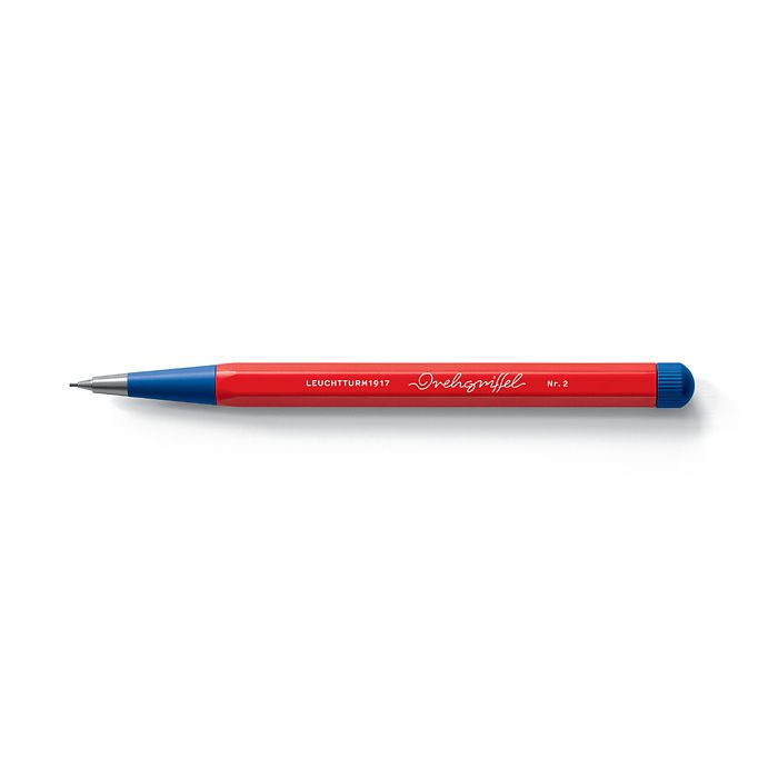 Drehgriffel Nr. 2, Rouge/Bleu Roi, Crayon mécanique - Édition Bauhaus