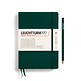 Carnet de notes Medium (A5), Couverture rigide, 251 pages num., Forest Green, ligné