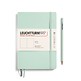 Carnet de notes Medium (A5), Couverture souple, 123 pages num., Mint Green, blanc