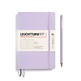 Carnet Paperback (B6+), Couverture souple, 123 pages numérotées, Lilac, pointillé