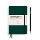 Carnet Paperback (B6+), Couverture souple, 123 pages numérotées, Forest Green, blanc